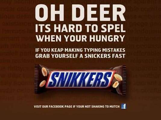 Snickers Advertisement