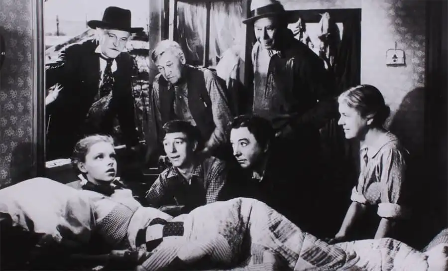 Dorothy waking up in bed