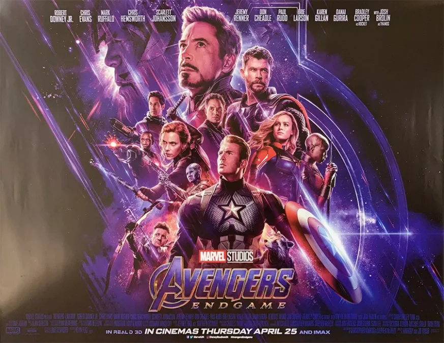 official UK poster for Endgame