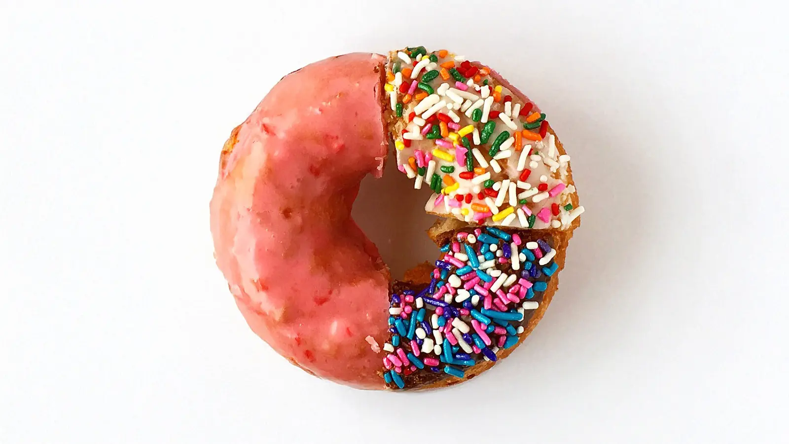 donut which three different pyschographic flavours