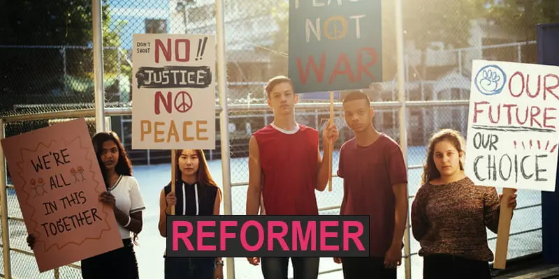 young people protesting