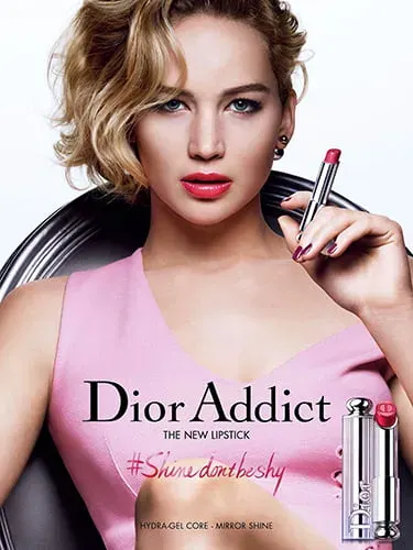 Jennifer Lawrence promoting Dior