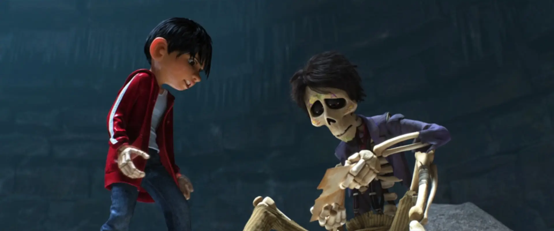 Hector tells Miguel about his life
