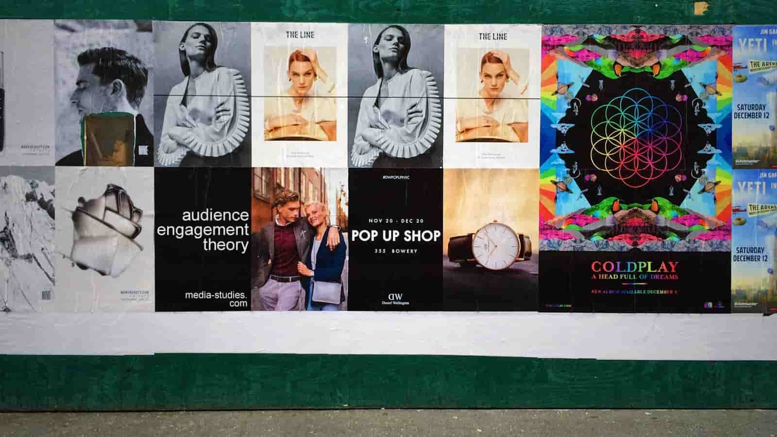 advertising posters
