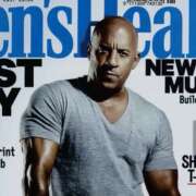 cover of Men's Health magazine with Vin Diesel