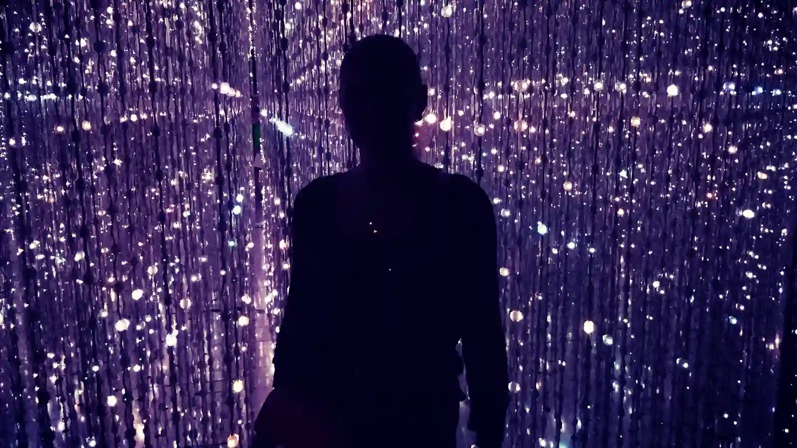 person standing in a simulated environment