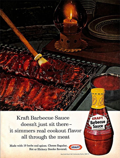 Kraft Barbecue Sauce Advertisement (1968)