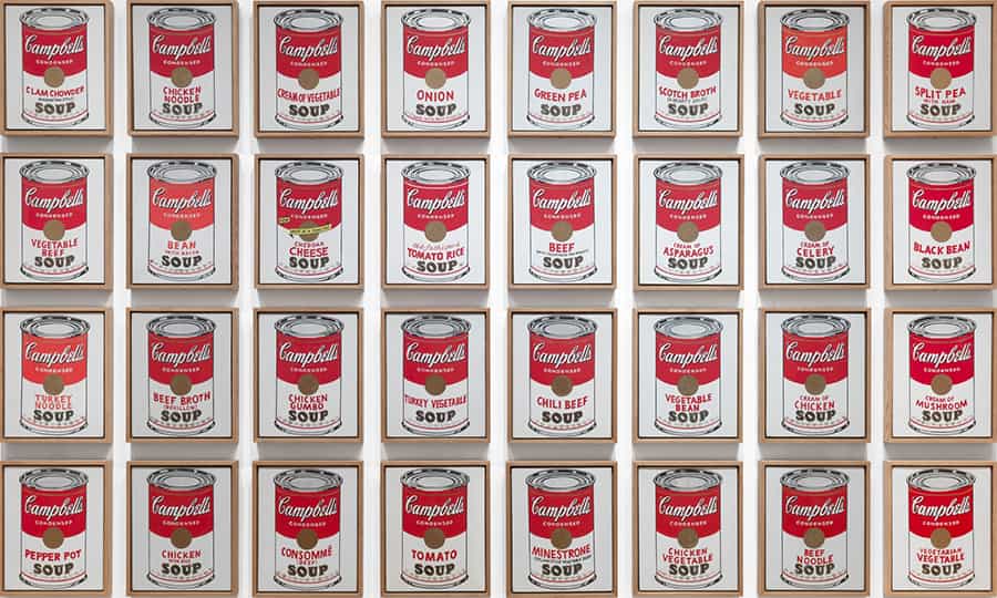 Andy Warhol's Campbell's Soup series