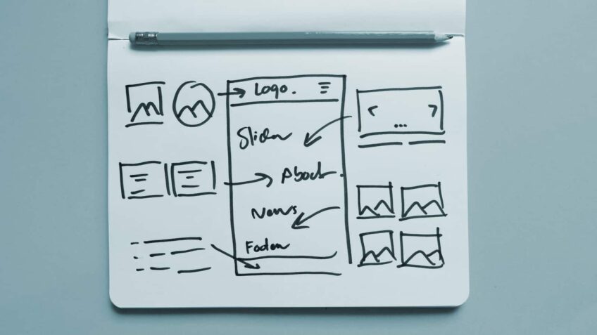 webpage design graphic