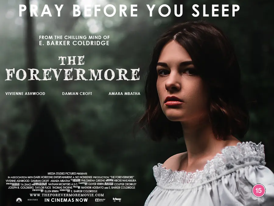 movie poster with a supernatural horror theme
