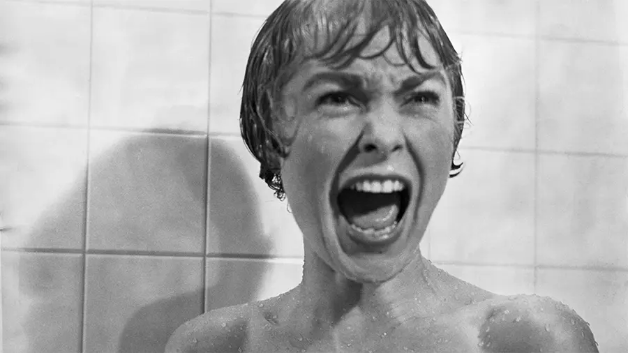 character screaming in horror