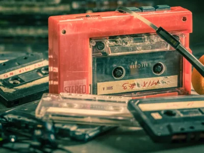 mix tapes to signify easy media copying