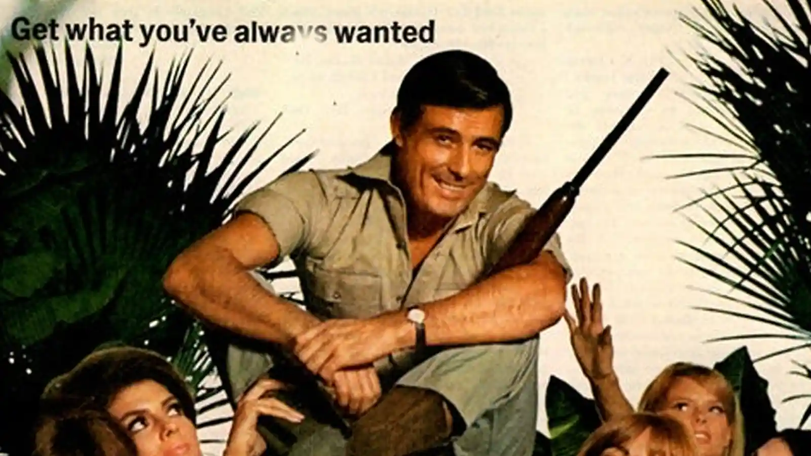score advertisement featuring the smiling man