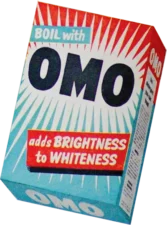 OMO detergent packaging