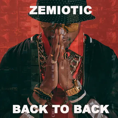album cover featuring a rapper with his palms together.